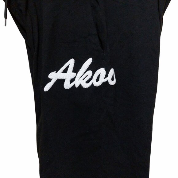 AKOO XXL Varsity Colorblock Jogger Black NWT Drawstring - Picture 5 of 13